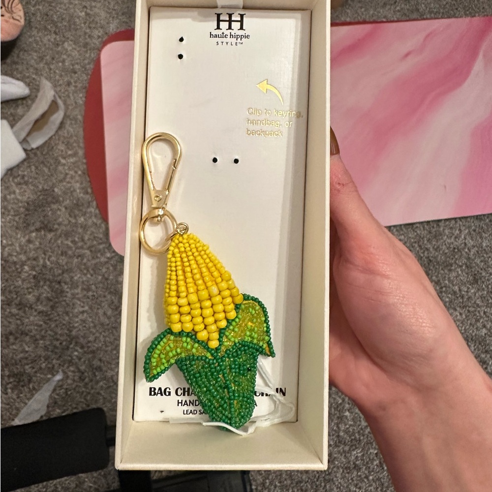 Haute Hippie | Beaded Corn On The Cob Bag Charm 🌽